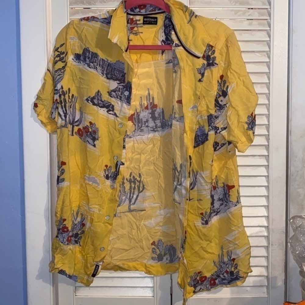 Buffalo David Bitton Sanars desert print button down